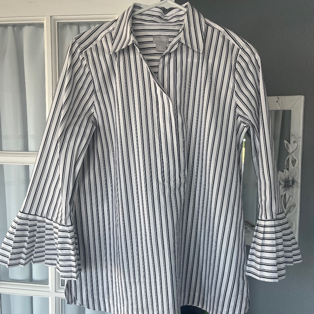 Chico’s striped blouse, brand new